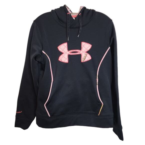 Under Armour Real Tree Pink Camo Loose Fit Hoodie, Medium - Picture 1 of 7